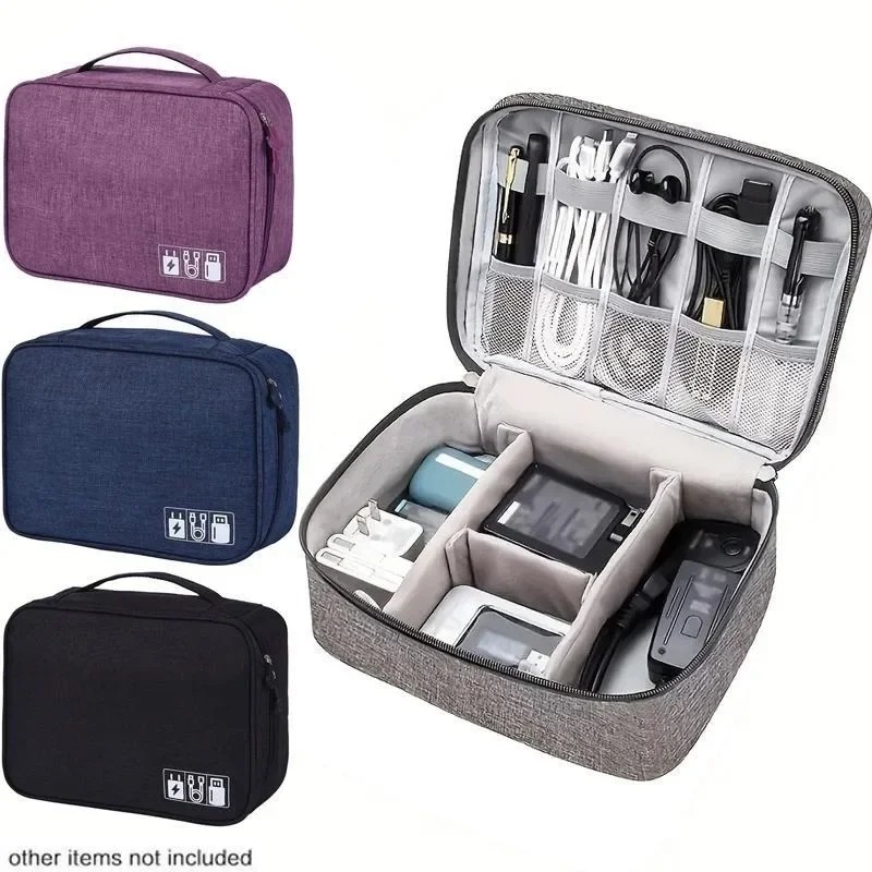 Tech Accessories Travel - Elektronik Cihaz Düzenleyici Seyahat Çantası Su