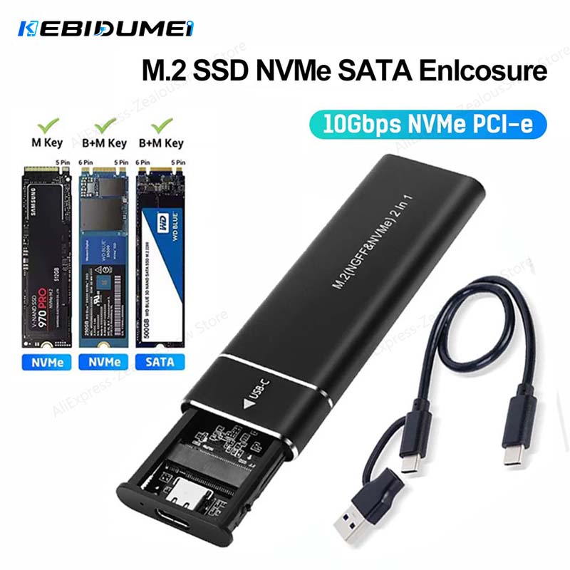 Portable Ssd Enclosure - KEBIDUMEI M2 SSD Kutusu M.2 NVMe