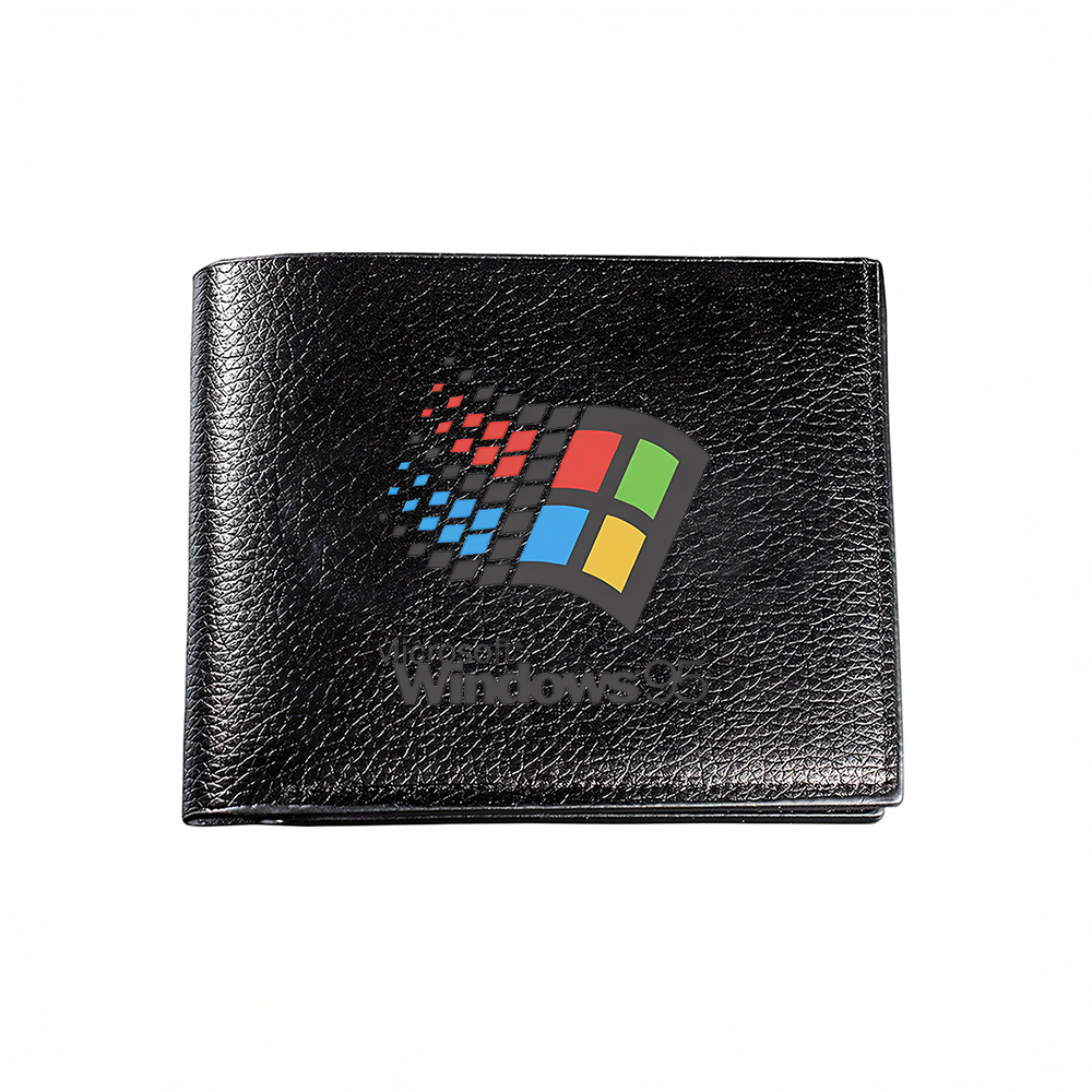 Tech Accessories Logo - Windows Logolu Tasarım Erkek Cüzdanı Kartlık