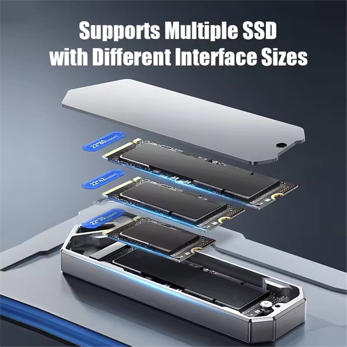Portable Ssd Enclosure - SWXF M.2 NVMe SSD Kılıf Adaptörü