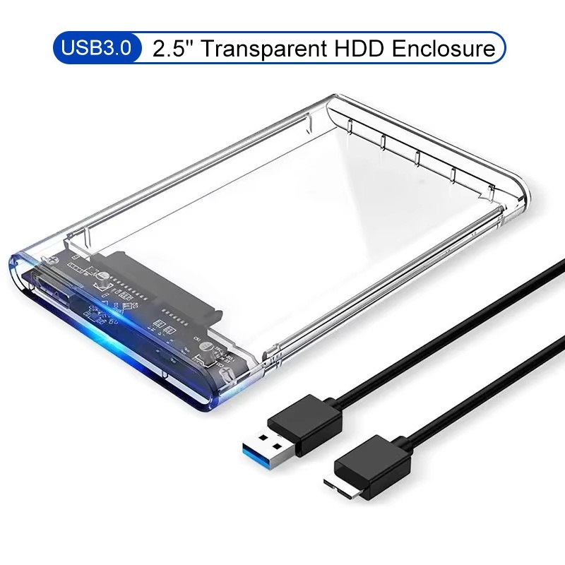 USB Tip C Şeffaf 2.5 İnç Haric - Portable Ssd Enclosure incelemesi ve fiyatı