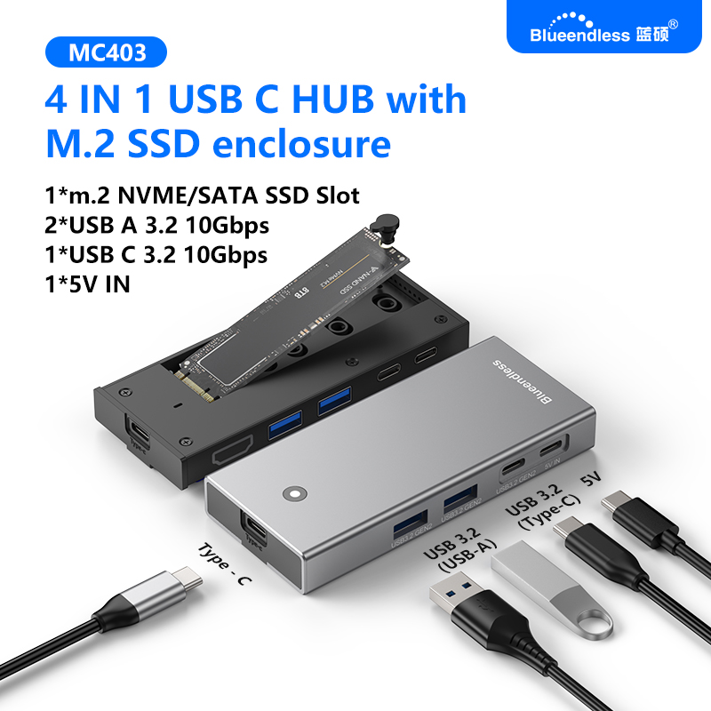 Blueendless M2 Sata/NVMe SSD K - Portable Ssd Enclosure incelemesi ve fiyatı