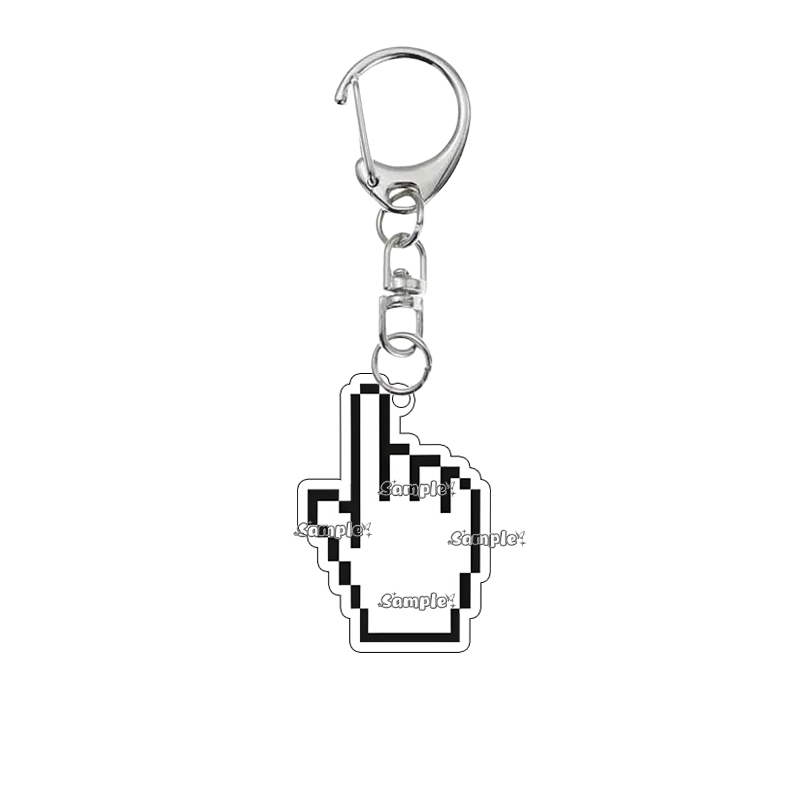 Yaratıcı Çift Taraflı Baskı Re - Tech Keychain Accessories incelemesi ve fiyatı