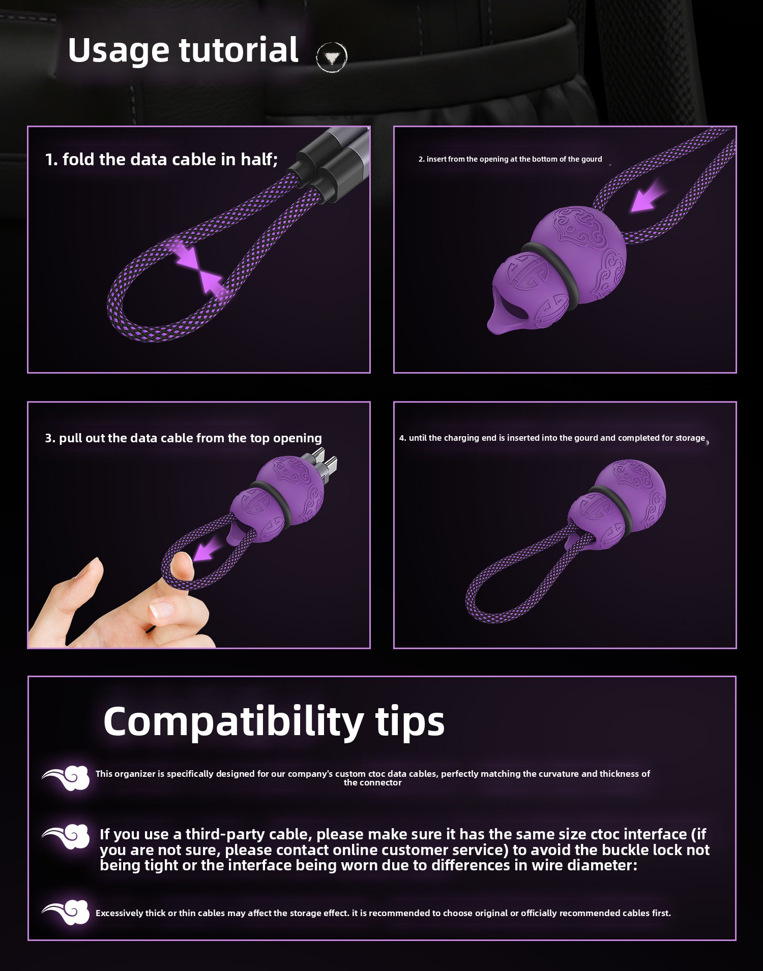 Taşınabilir Kablo Düzenleyici  - Tech Keychain Accessories incelemesi ve fiyatı